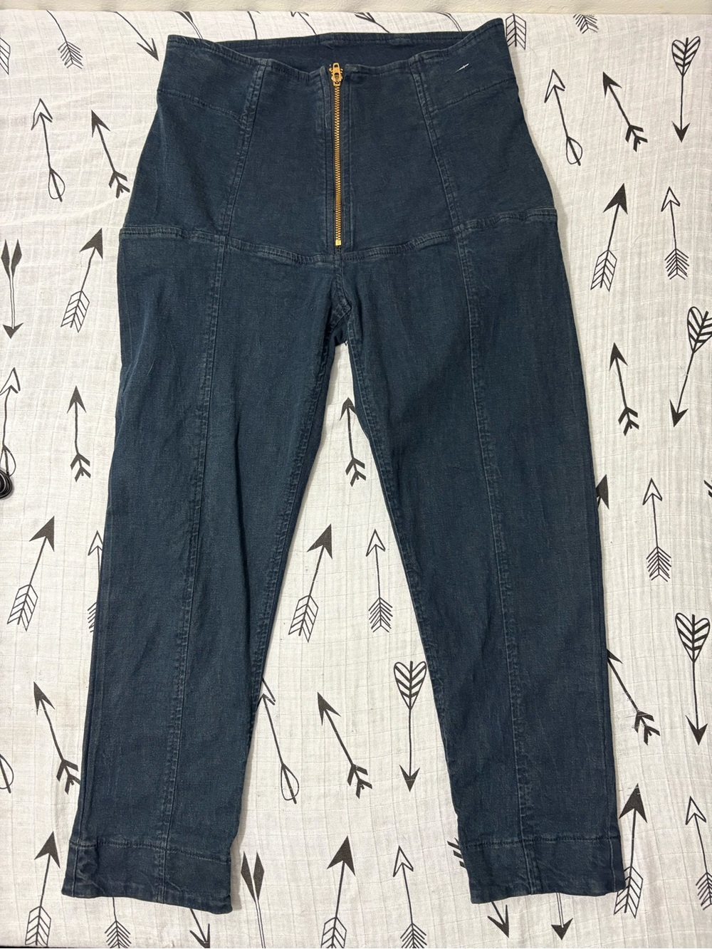 Prairie Underground Denim Girdle High Rise Skinny Pants Leggings - Small